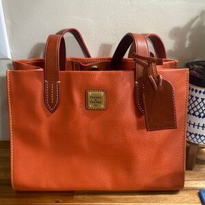 Dooney & Bourke Orange Leather Handbag